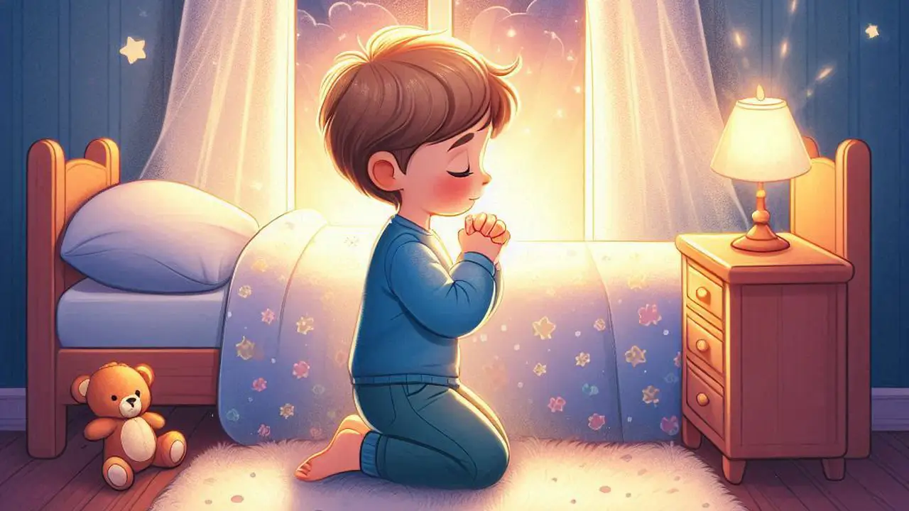 ensinar criança a orar