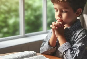 ensinar crianças a orar contra a ansiedade