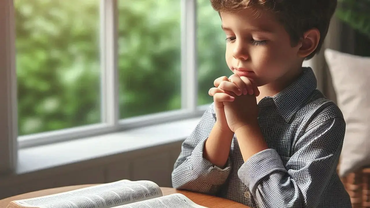 ensinar crianças a orar contra a ansiedade