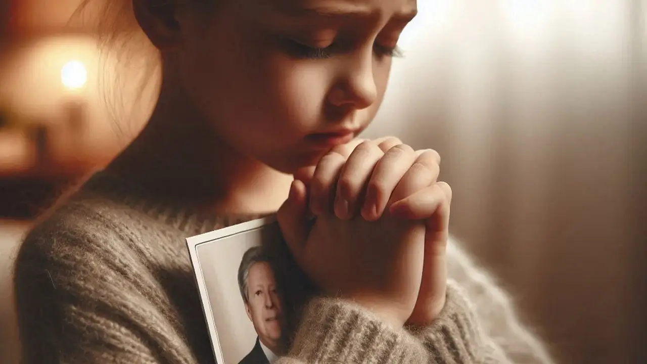 ensinar crianças a orar pelos mortos