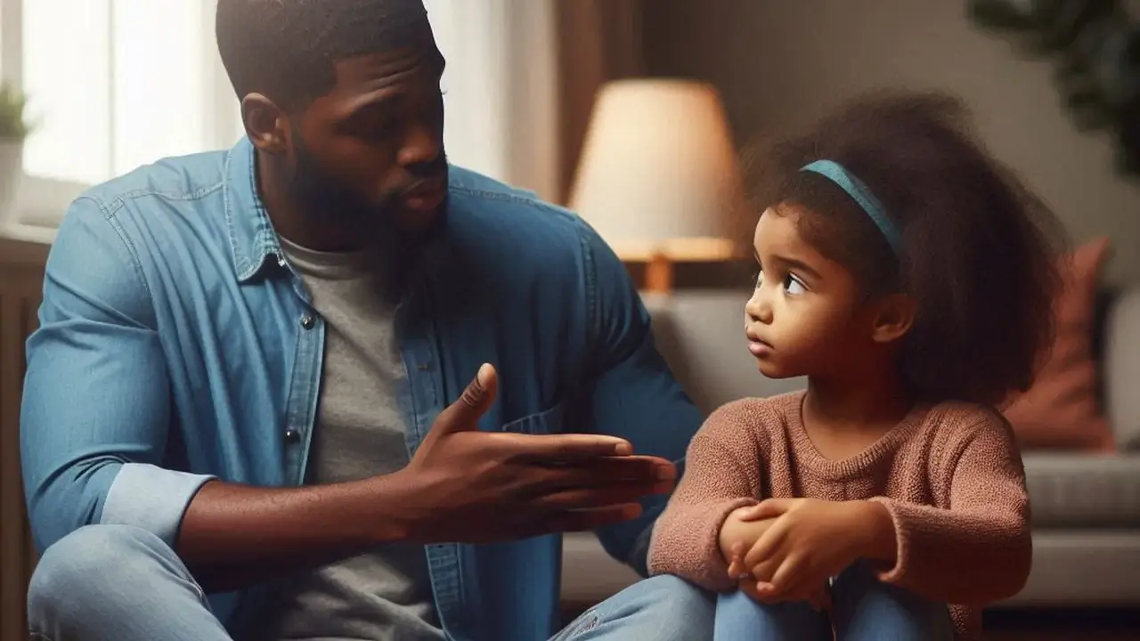 ensinar uma criança a não gritar