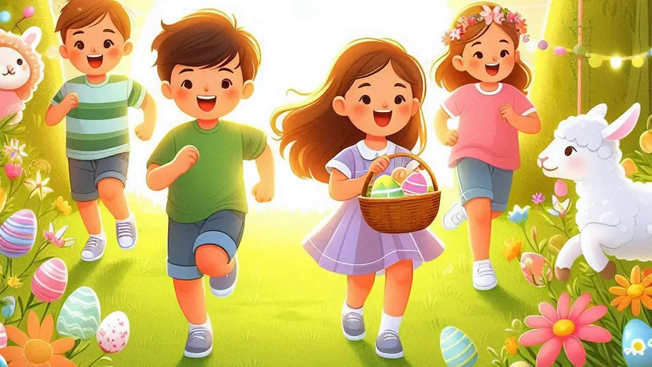 caça aos ovos de páscoa com propósito bíblico