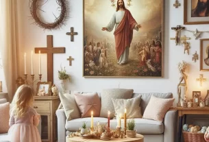 semana da páscoa cristã com crianças