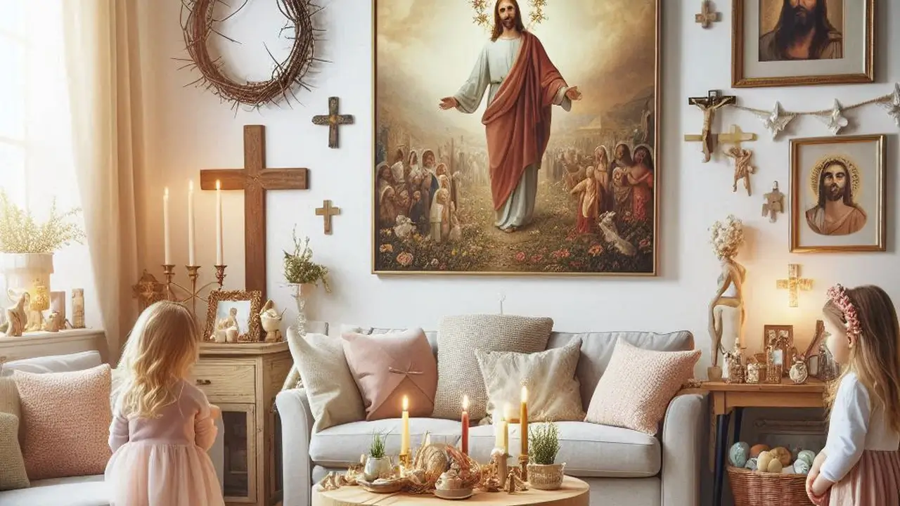 semana da páscoa cristã com crianças