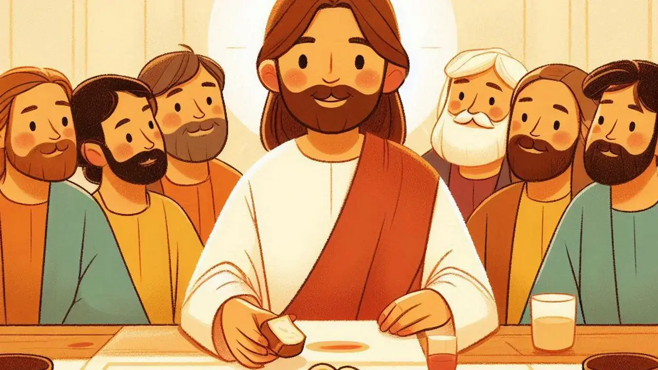 última ceia com crianças