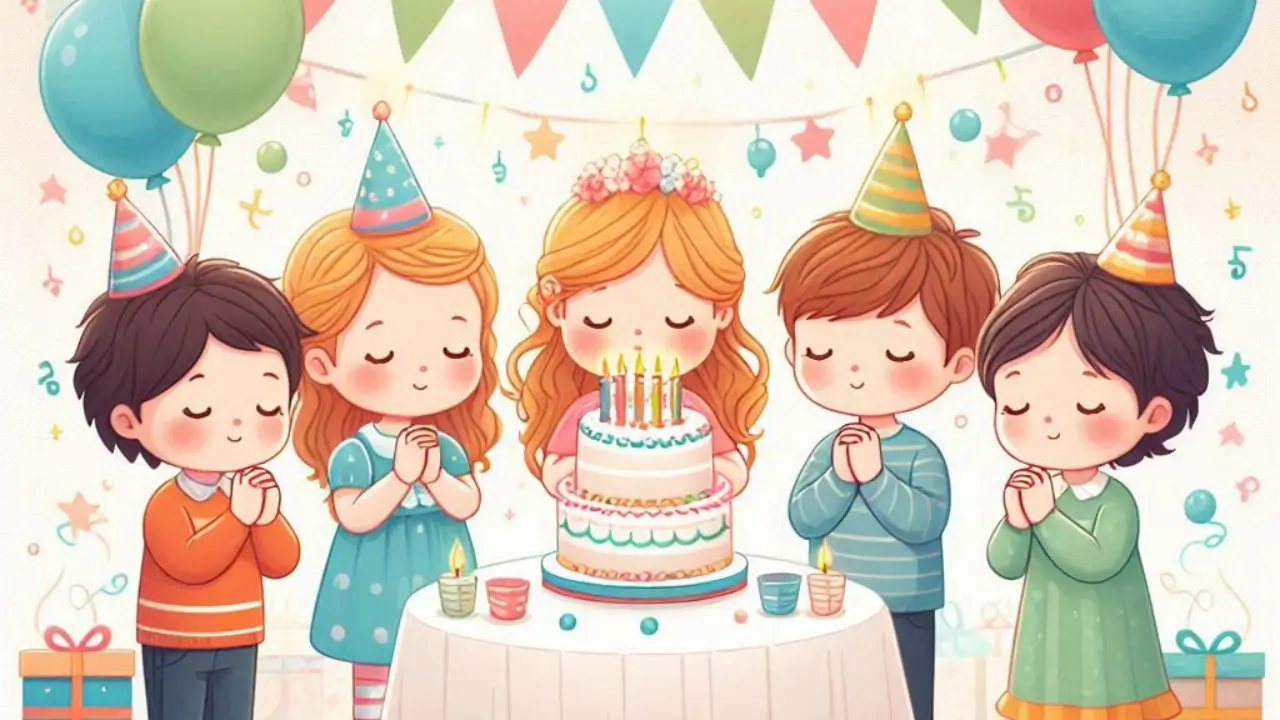 Oração em Aniversário Infantil