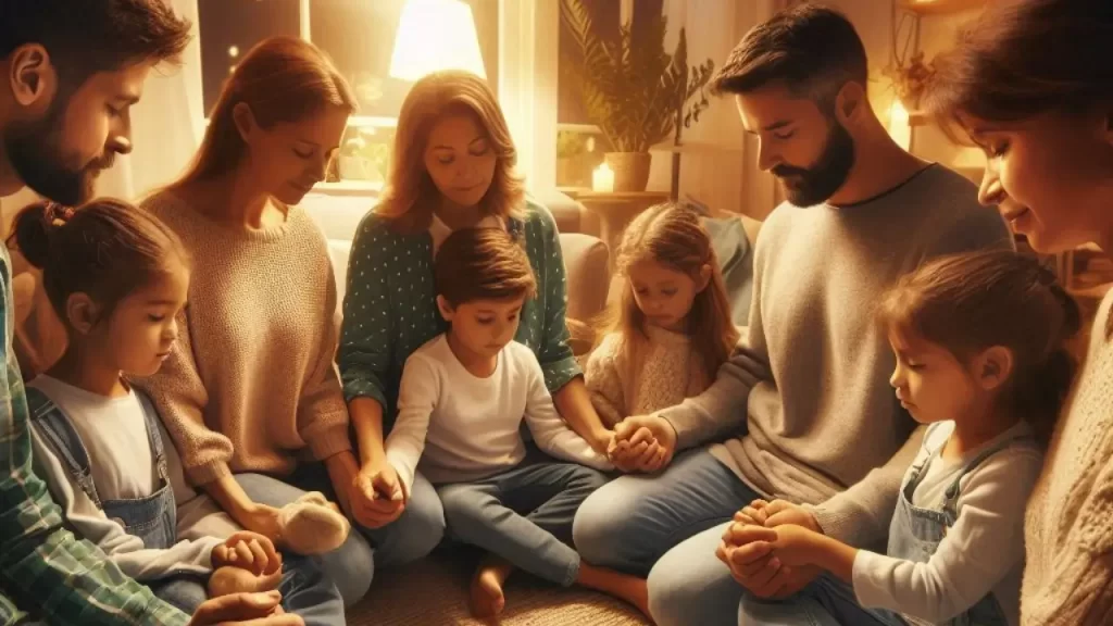 Culto doméstico com o Pai Nosso