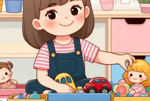 ensinar crianças a cuidar das coisas